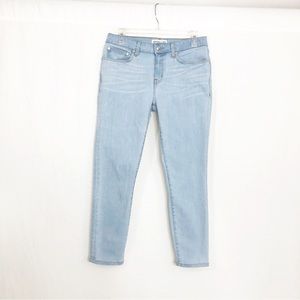 Derek Lam 10 Crosby Revolve Devi Midrise Crop Skinny Jeans, Size 28, Blue